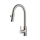 Ver imagem 1 de Torneira para Cozinha Gourmet Misturador Monocomando em Aço Inox 304 Escovado Prata