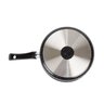 Panela Antiaderente Tampa de Aluminio 20cm Preto Nacional - 5