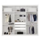 Ver imagem 4 de Guarda Roupa Casal 6p Sumatra Demóbile Branco