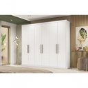 Ver imagem 1 de Guarda Roupa Casal 6p Sumatra Demóbile Branco
