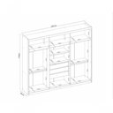 Ver imagem 2 de Guarda Roupa Casal 6p Sumatra Demóbile Branco