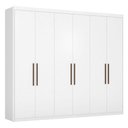 Ver imagem 3 de Guarda Roupa Casal 6p Sumatra Demóbile Branco