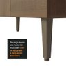 Balcão Gabinete com Pia 3 Portas e 1 Gaveta 105cm Rustic Gourmet Madesa - 9