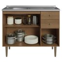 Ver imagem 6 de Balcão Gabinete com Pia 3 Portas e 1 Gaveta 105cm Rustic Gourmet Madesa
