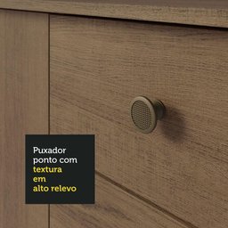 Balcão Gabinete com Pia 3 Portas e 1 Gaveta 105cm Rustic Gourmet Madesa - 8