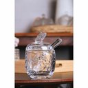Ver imagem 5 de Açucareiro com Colher New Butterfly com Fio de Ouro 250ml Cristal Ecológico Lyor