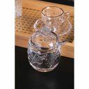 Ver imagem 4 de Açucareiro com Colher New Butterfly com Fio de Ouro 250ml Cristal Ecológico Lyor