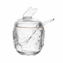 Ver imagem 2 de Açucareiro com Colher New Butterfly com Fio de Ouro 250ml Cristal Ecológico Lyor