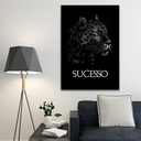 Ver imagem 4 de Quadro Leopardo Sucesso -- BR ARTES Grande 118x78