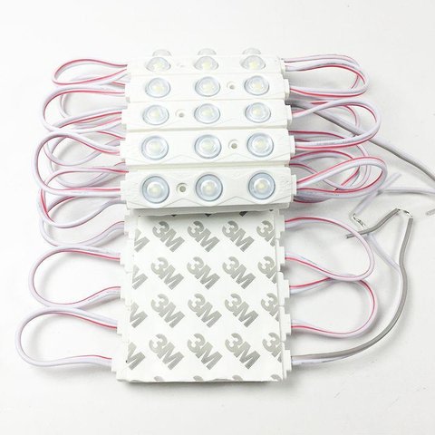 Modulo de Led 2835 12v 1,5w 6500k Ip65 20 Módulos