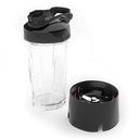 Ver imagem 1 de Blendtec Go Garrafa Reutilizável 30oz com Tampa de Viagem - Transparente