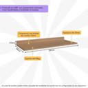 Ver imagem 2 de Tampo Mdp 25mm para Balcão de Cozinha 120cm Havana Multimóveis Cr20314 Rovere