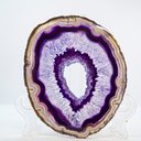 Ver imagem 1 de Chapa de Ágata Pedra Natural Platter Placa Exclusiva