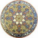 Ver imagem 1 de Mandala Indiana Piso Mosaico Noite Árabe