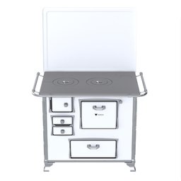 Fogao a Lenha Gii N 2 Gab Branco com Tampa Sd - 2