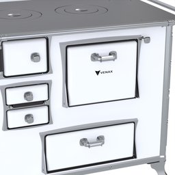 Fogao a Lenha Gii N 2 Gab Branco com Tampa Sd - 3