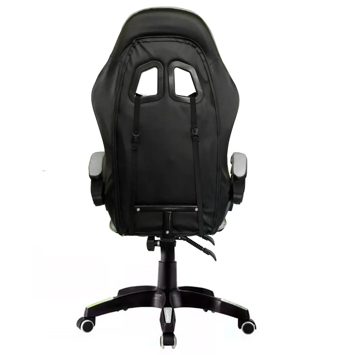 Cadeira Gamer Ergonômica Top Para Escritório Couro Sintético Branca - 3