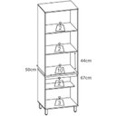 Ver imagem 6 de Paneleiro Torre Quente 228x70 Cm Cria J00155 Freijo Off White Pln Freijo Off White
