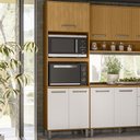 Ver imagem 2 de Paneleiro Torre Quente 228x70 Cm Cria J00155 Freijo Off White Pln Freijo Off White