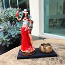 Ver imagem 1 de Maria Malandra Porta Vela 15 Cm