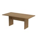 Ver imagem 4 de Mesa de Reunião para Escritório Retangular 6 Lugares 180x90cm ME4203 Amêndoa Tecnomobili