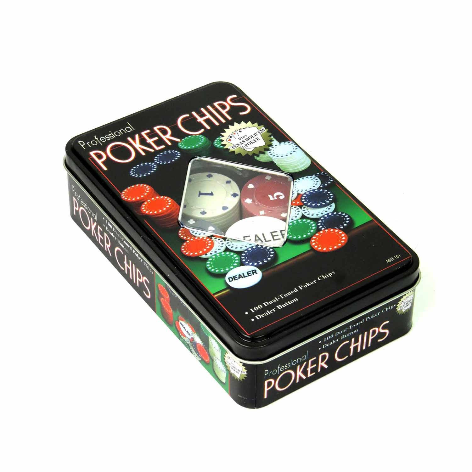 Jogo Poker 100 Fichas Chips Barcelona MadeiraMadeira