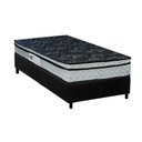 Ver imagem 1 de Conjunto Box Solteiro: Colchão Espuma Paropas D28 Conforto Firme + Base Crc Suede Black (88x188)