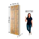 Ver imagem 3 de Cristaleira 2 Portas Reflecta com Led e Espelho 76cm 100% Mdf Luminare