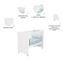 Ver imagem 4 de Quarto de Bebê Completo Doce Sonho com Berço Guarda Roupa 3 Portas Cômoda 4 Gavetas e Colchão Movell