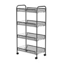 Ver imagem 1 de Carrinho Organizador Multiuso 4 Prateleiras New York - Jolitex