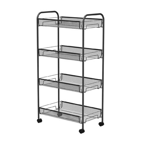 Carrinho Organizador Multiuso 4 Prateleiras New York - Jolitex