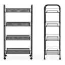 Ver imagem 2 de Carrinho Organizador Multiuso 4 Prateleiras New York - Jolitex