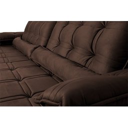 Sofá Retrátil Reclinável 300cm Ascari Suede Velut com molas Ensacadas - King House - 7