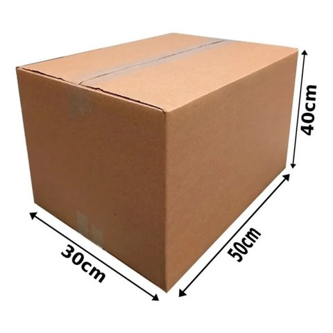 Kit 05 Caixas Papelão Mudança Embalagem 50x30x40 Grande