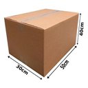 Ver imagem 1 de Kit 05 Caixas Papelão Mudança Embalagem 50x30x40 Grande