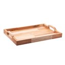 Ver imagem 2 de Bandeja Woodart Teca de Madeira 45cm 33cm x 6cm