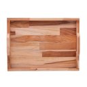 Ver imagem 3 de Bandeja Woodart Teca de Madeira 45cm 33cm x 6cm