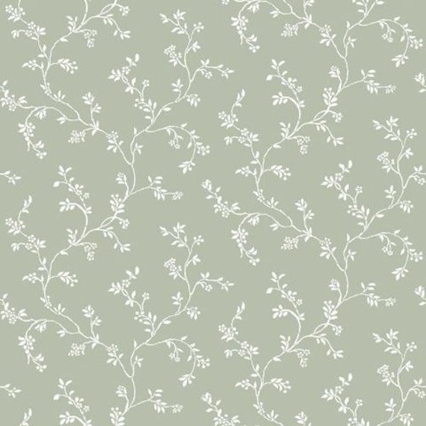 Papel de Parede Happy Floral Verde 12355