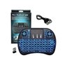 Mini Teclado Mouse Iluminado Led Touchpad Wireless Bluetooth - 5