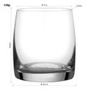 Ver imagem 3 de Jogo 6 Copos Uísque Bohemia Ideal Cristal 290ml 9x8x8cm Transparente