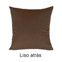 Ver imagem 5 de Kit 3 Capas para Almofada Drapeada Veludo Quadrada Várias Cores Cor:marrom Camurça