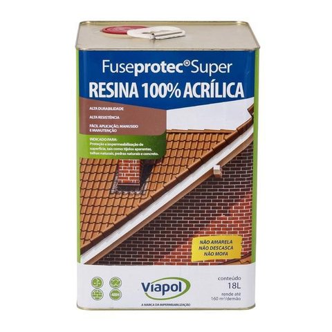 Resina Acrílica Fuseprotec Brilhante - 18l - Viapol