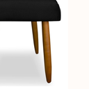 Ver imagem 3 de Cadeira Poltrona Pétala Suede Preto para Penteadeira Sala Mesa