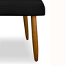 Cadeira Poltrona Pétala Suede Preto para Penteadeira Sala Mesa - 3