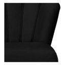 Ver imagem 4 de Cadeira Poltrona Pétala Suede Preto para Penteadeira Sala Mesa