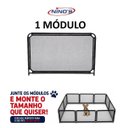 Ver imagem 2 de Cercado para Pet 1 Módulo Barreira Aço Preto Expansível Ninos