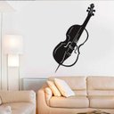 Ver imagem 1 de Adesivo de Parede Violino-Grande 50x140cm