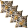 Kit 4 Capa de Almofada Impermeável Estampa Digital 43cmx43cm Havana Floral Romântica e Listrada - 3