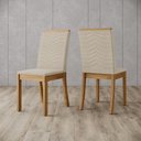 Ver imagem 4 de Mesa de Jantar Adriana 200 C. Vidro 6 Cad. Isa Linho - Henn