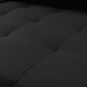 Ver imagem 5 de Sofá Retrátil Reclinável Montebello 2,70m Suede Velut Preto Molas no Assento - King House